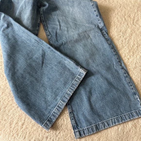 TRIARCHY x Anthropologie Wide Leg Highwaisted Jeans sz 26 - Picture 7 of 11